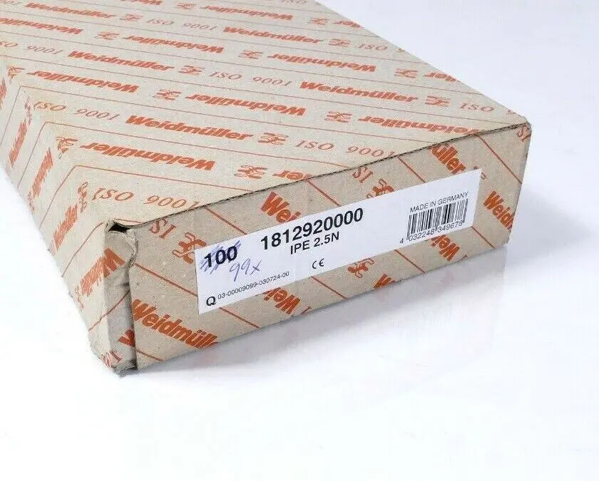 Produktfoto 1 von 99x Weidmüller Reihenklemme IPE 2.5N | 1812920000