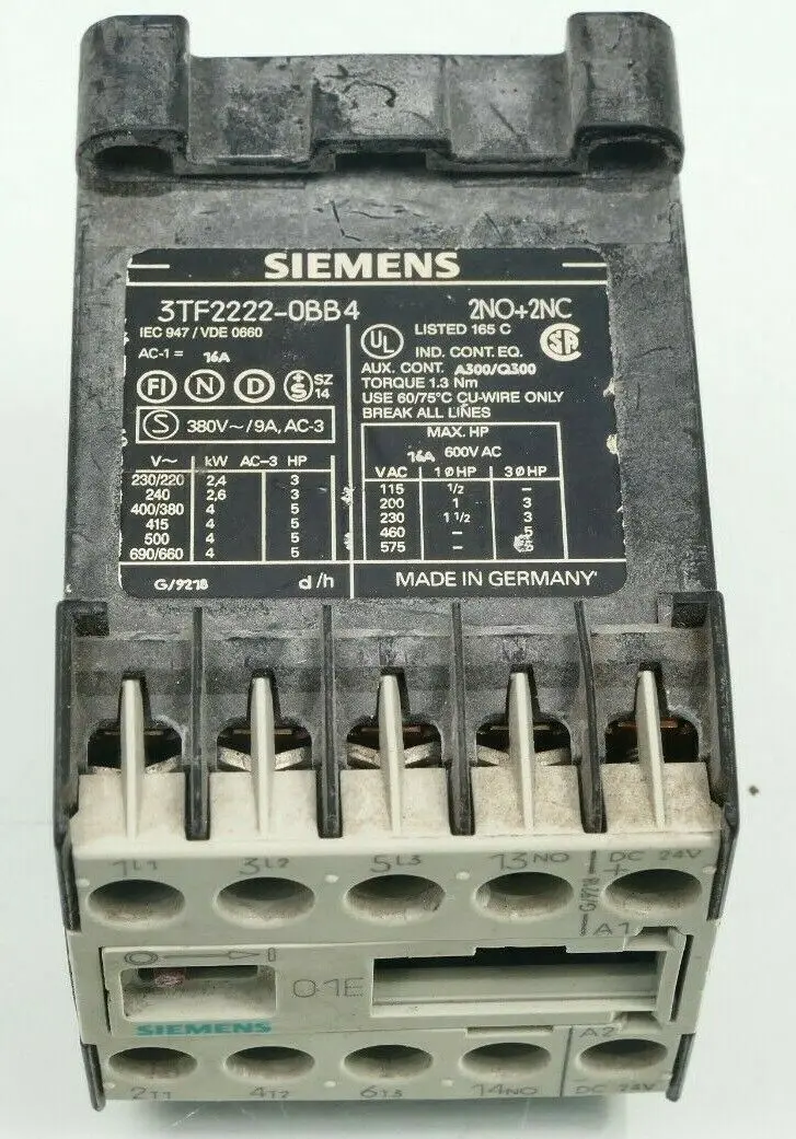 Produktfoto 1 von Siemens Schütz 2NO+2NC | 3TF2 222-0BB4 | 3TF2222-0BB4