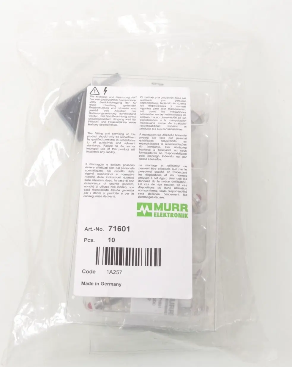 Produktfoto 1 von 10x Murr Elektronik LED-Anzeigebaustein rot | 71601