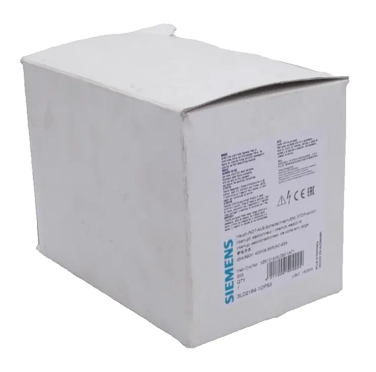 Produktfoto 1 von Siemens Haupt-/NOT-AUS-Schalter 3LD2 164-1GP53 | E:03 | 3LD2164-1GP53