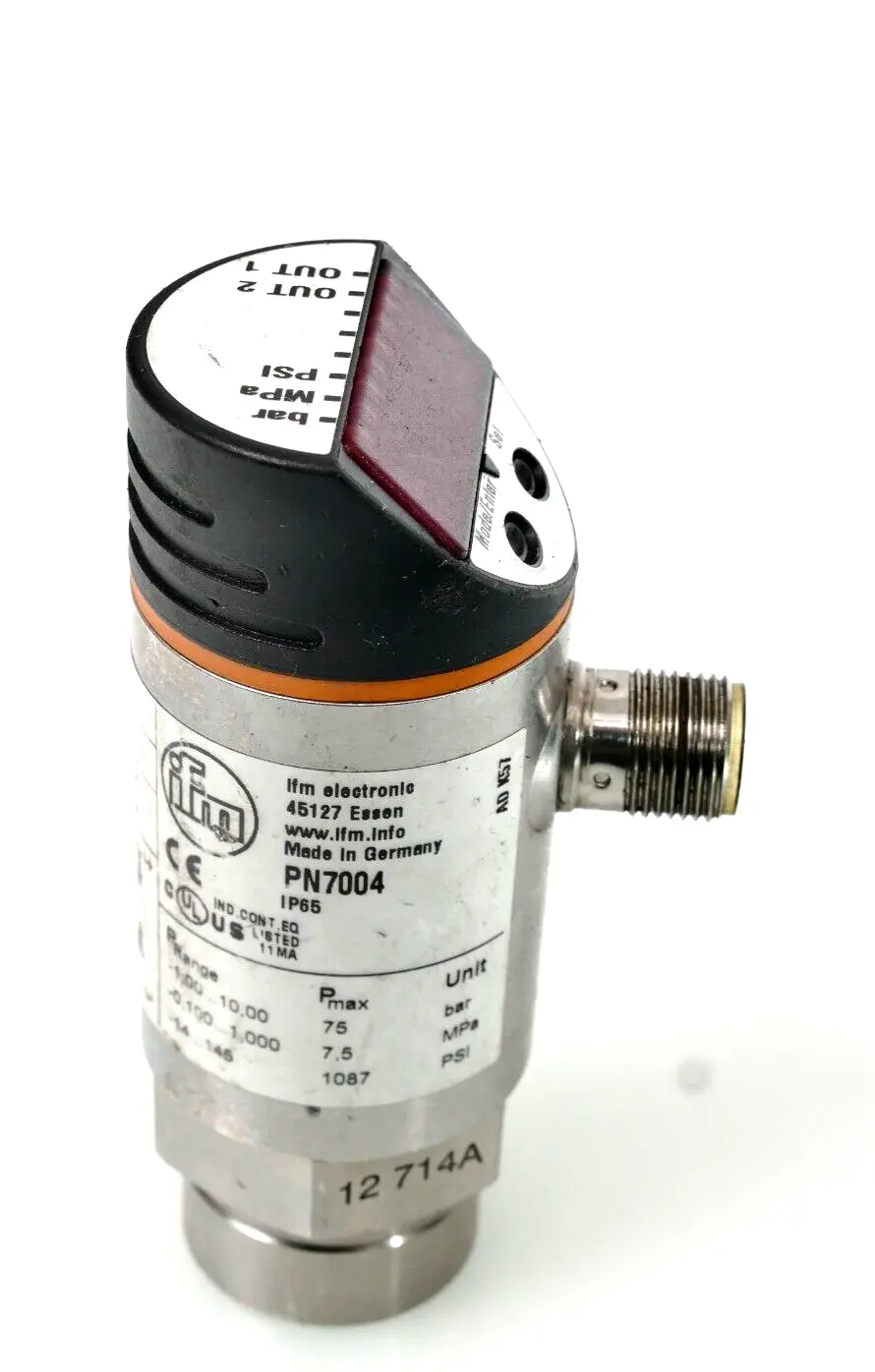 Produktfoto 1 von ifm Drucksensor mit Display PN-010-RBR14-QFRKG/US/ /V | PN7004