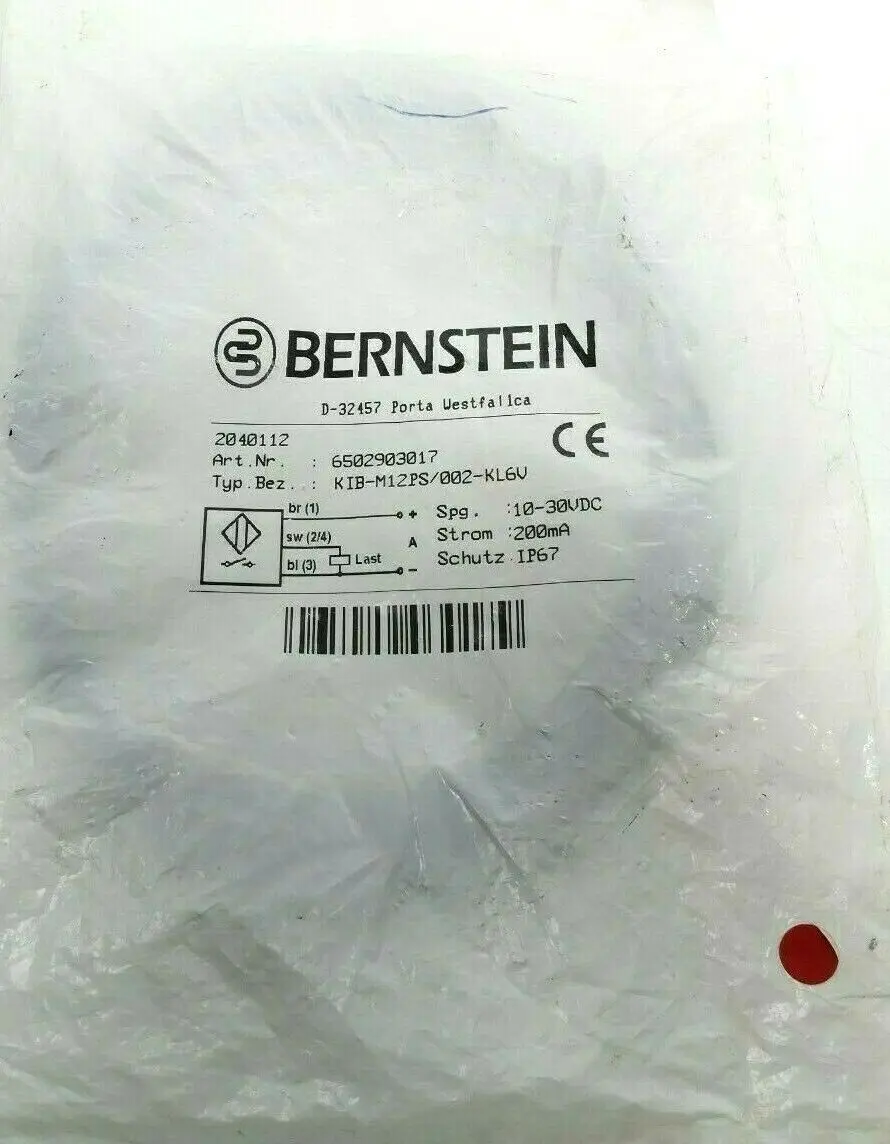 Produktfoto 1 von Bernstein Näherungssensor KIB-M12PS/002-KL6V | 6502903017