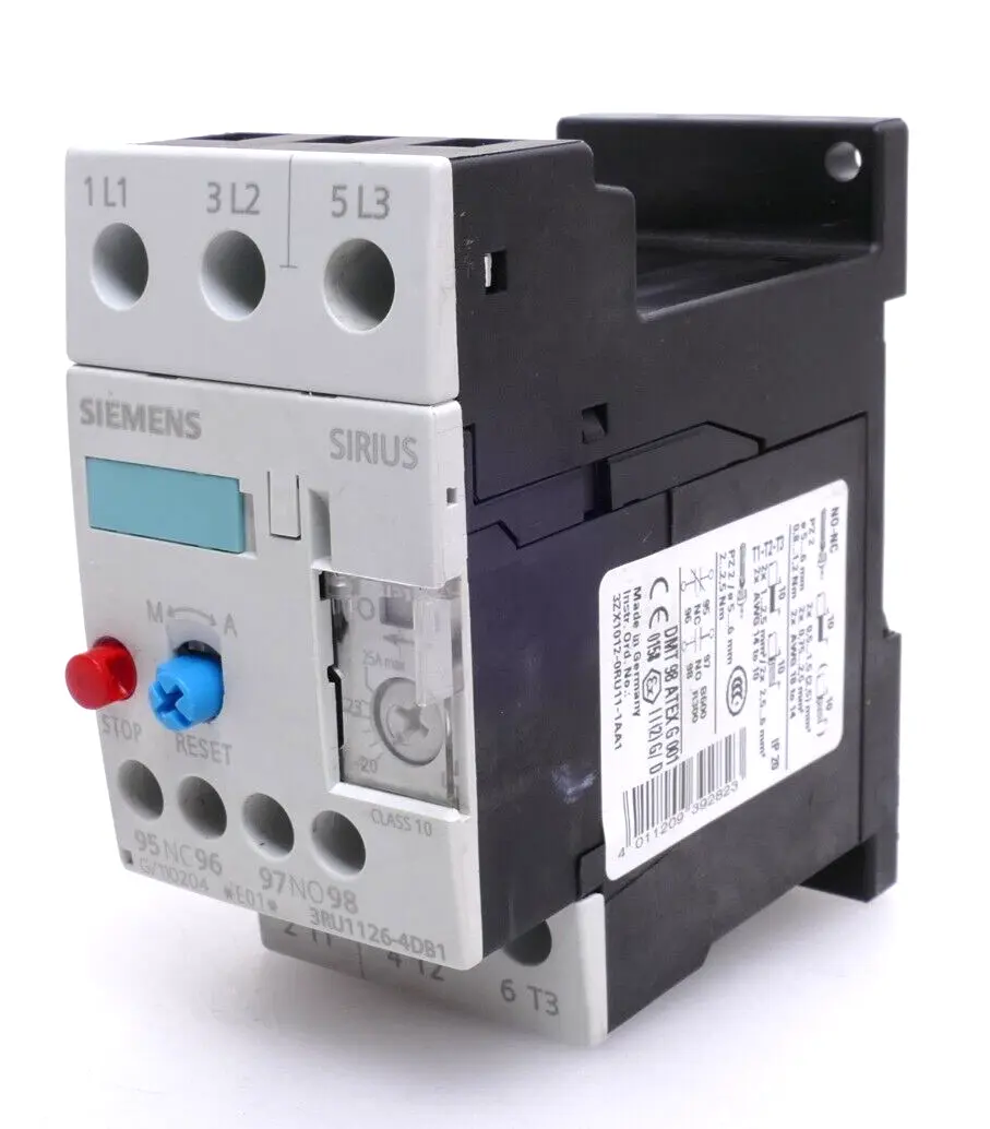 Produktfoto 1 von Siemens SIRIUS Überlastrelais 3RU1 126-4DB1 | E:01 | 3RU1126-4DB1