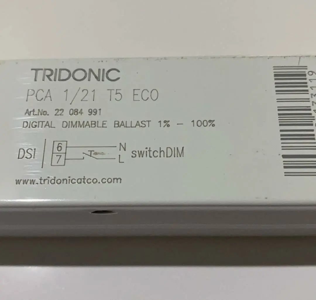 Tridonic PCA 1/21 T5 ECO Vorschaltgerät Digital Dimmable Ballast | 22084991