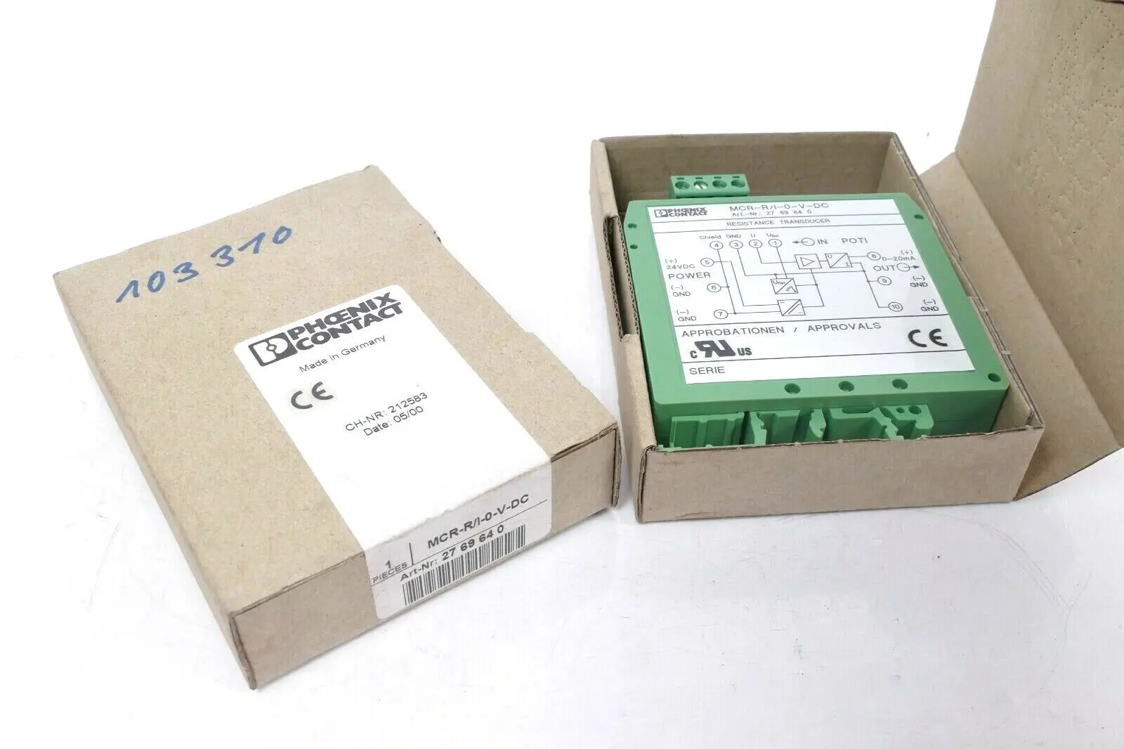 Produktfoto 1 von Phoenix Contact Widerstandswandler 27 69 64 0 | MCR-R/I-0-V-DC | 2769640