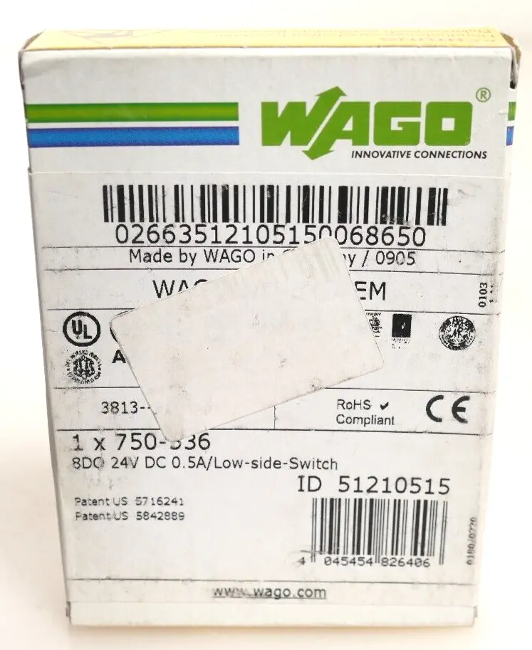 Produktfoto 1 von Wago 8-Kanal-Digitalausgang | 750-536