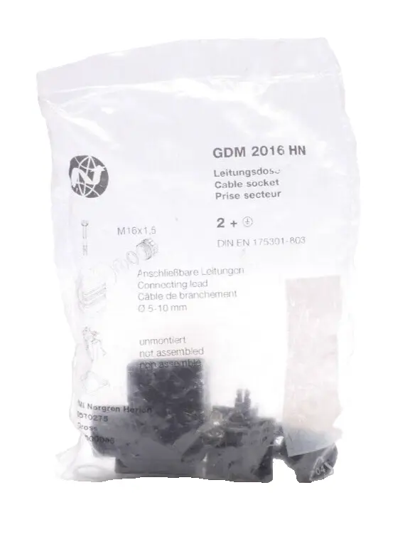 Produktfoto 1 von Norgren Herion Leitungsdose 2+ M16x1,5 | GDM 2016 HN