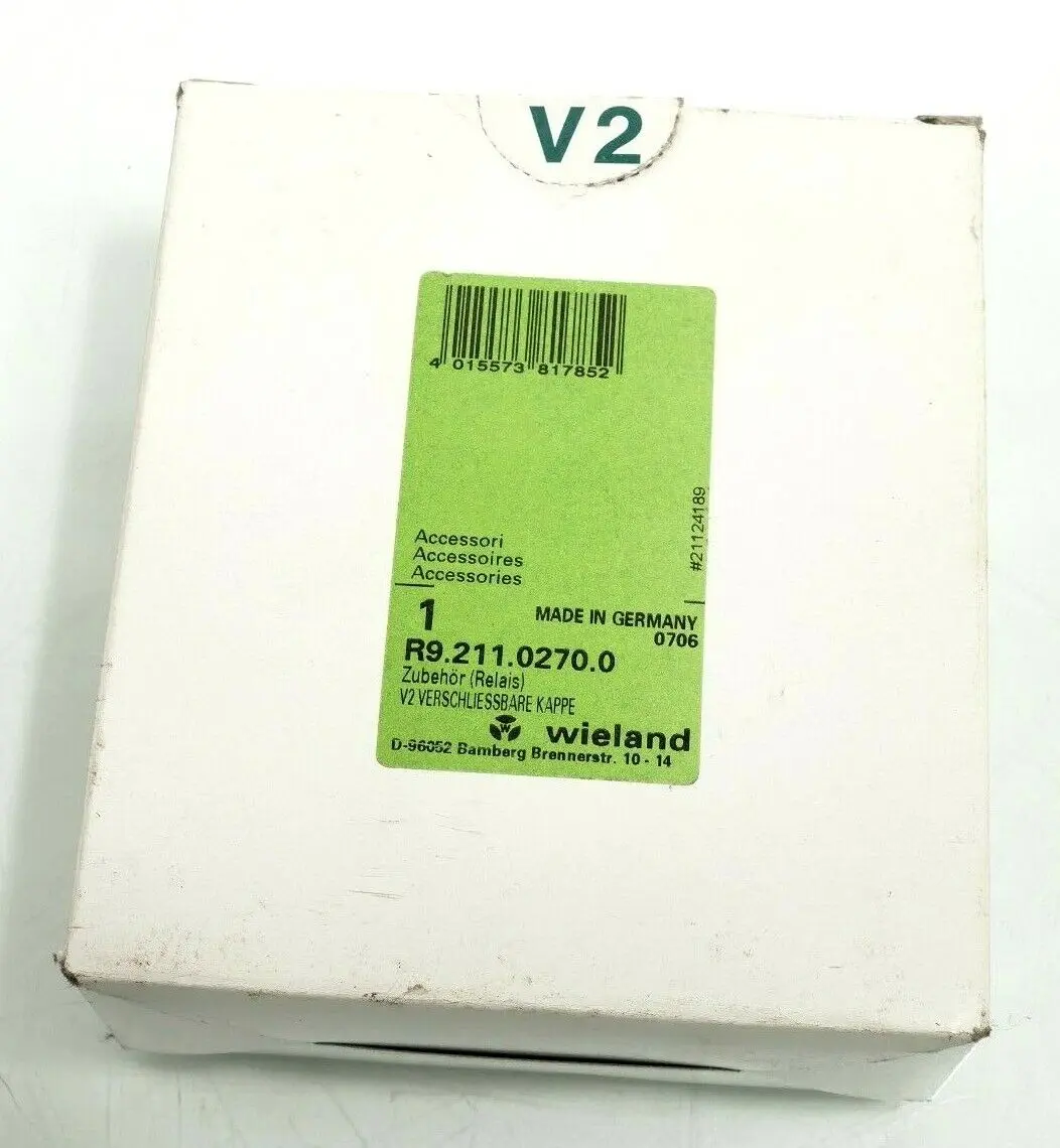 Produktfoto 1 von Wieland Verschlussbare Kappe | R9.211.0270.0