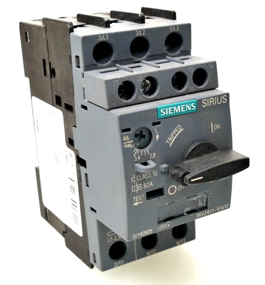 Produktfoto 1 von Siemens Leistungsschalter 3RV2 411-1EA10 | E:01 | 3RV2411-1EA10