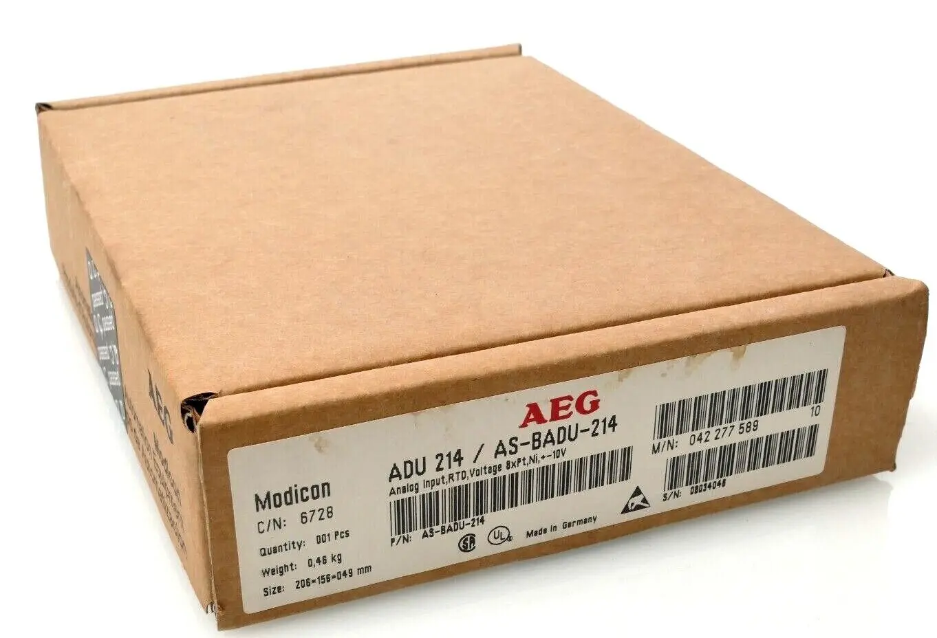 Produktfoto 1 von AEG Modicon ADU 214 Analoges Eingangsmodul AS-BADU-214