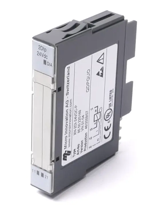 Produktfoto 1 von Micro Innovation Eingangsmodul XN-2DI-24VDC-P | 225169
