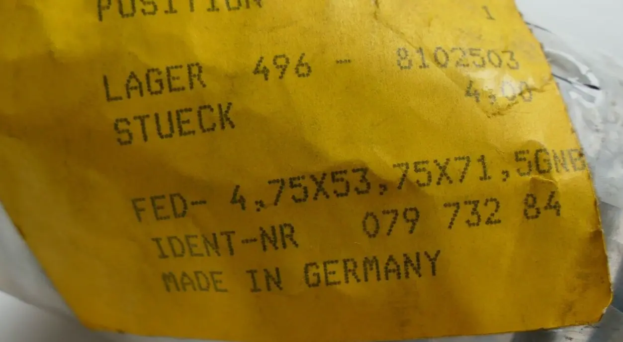 Produktfoto 1 von Demag 07973284 Feder 4,75x53,75x71,5GNB | 079 732 84