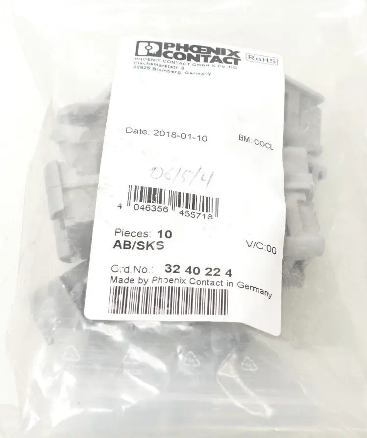 Produktfoto 1 von 10x Phoenix Contact  Auflageblock 32 40 22 4 |  AB/SKS | 3240224