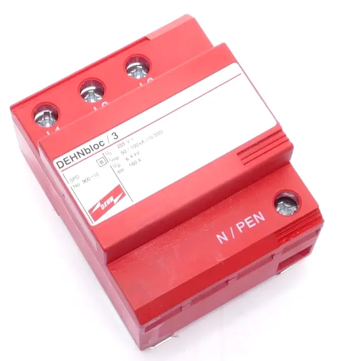 Produktfoto 1 von Dehn DEHNbloc/3 Blitzstrom-Ableiter 900 110 | 900110
