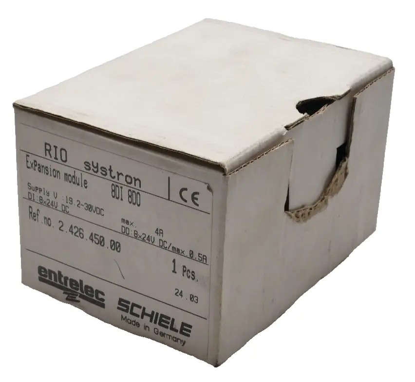 Produktfoto 1 von Schiele entrelec RIO systron Expansion Module 8DI 8DO | 2.462.450.00