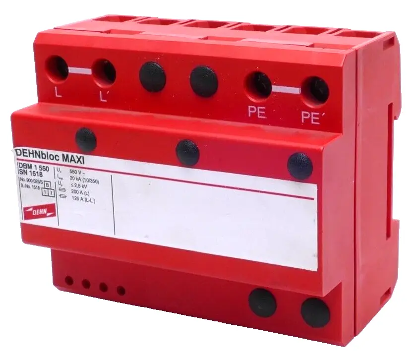 Produktfoto 1 von Dehn 900 025/S | DEHNbloc MAXI | DBM 1 550 SN 1518