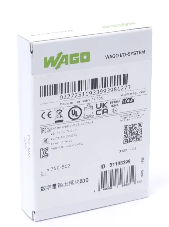 Produktfoto 1 von Wago 2-Kanal-Digitalausgang | 750-502