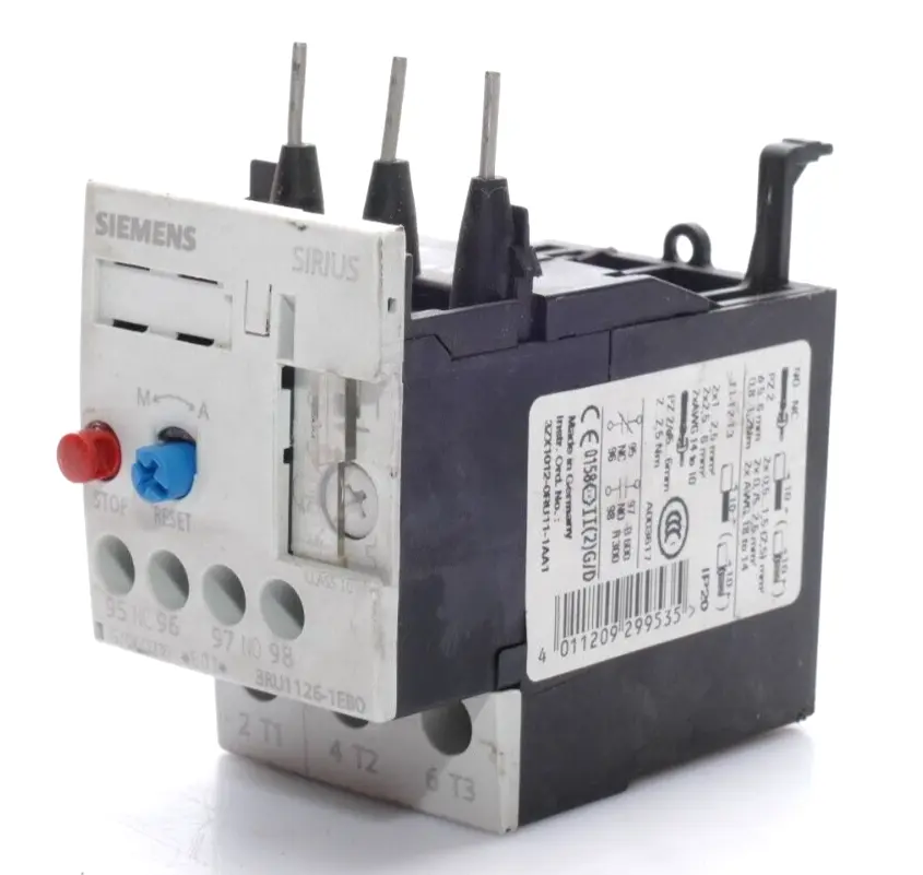 Produktfoto 1 von Siemens SIRIUS 3R Überlastrelais 3RU1 126-1EB0 | E:01 | 3RU1126-1EB0