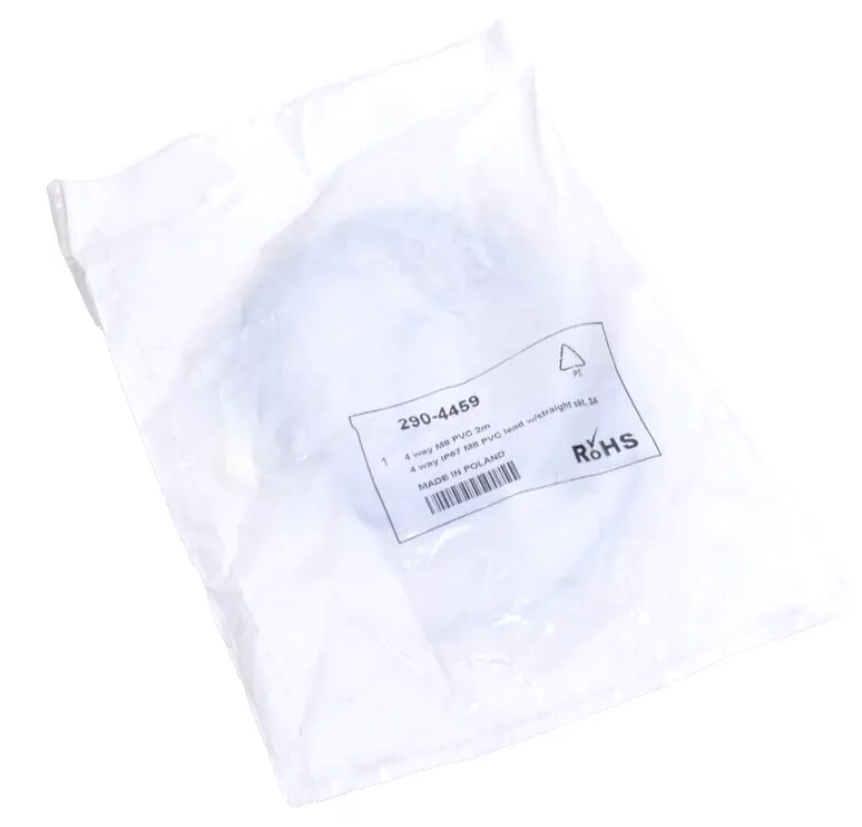 Produktfoto 1 von Molex 4way M8 PVC 2m Sensorkabel IP 67 M8 PVC lead w/straight skt, 3A | 120086