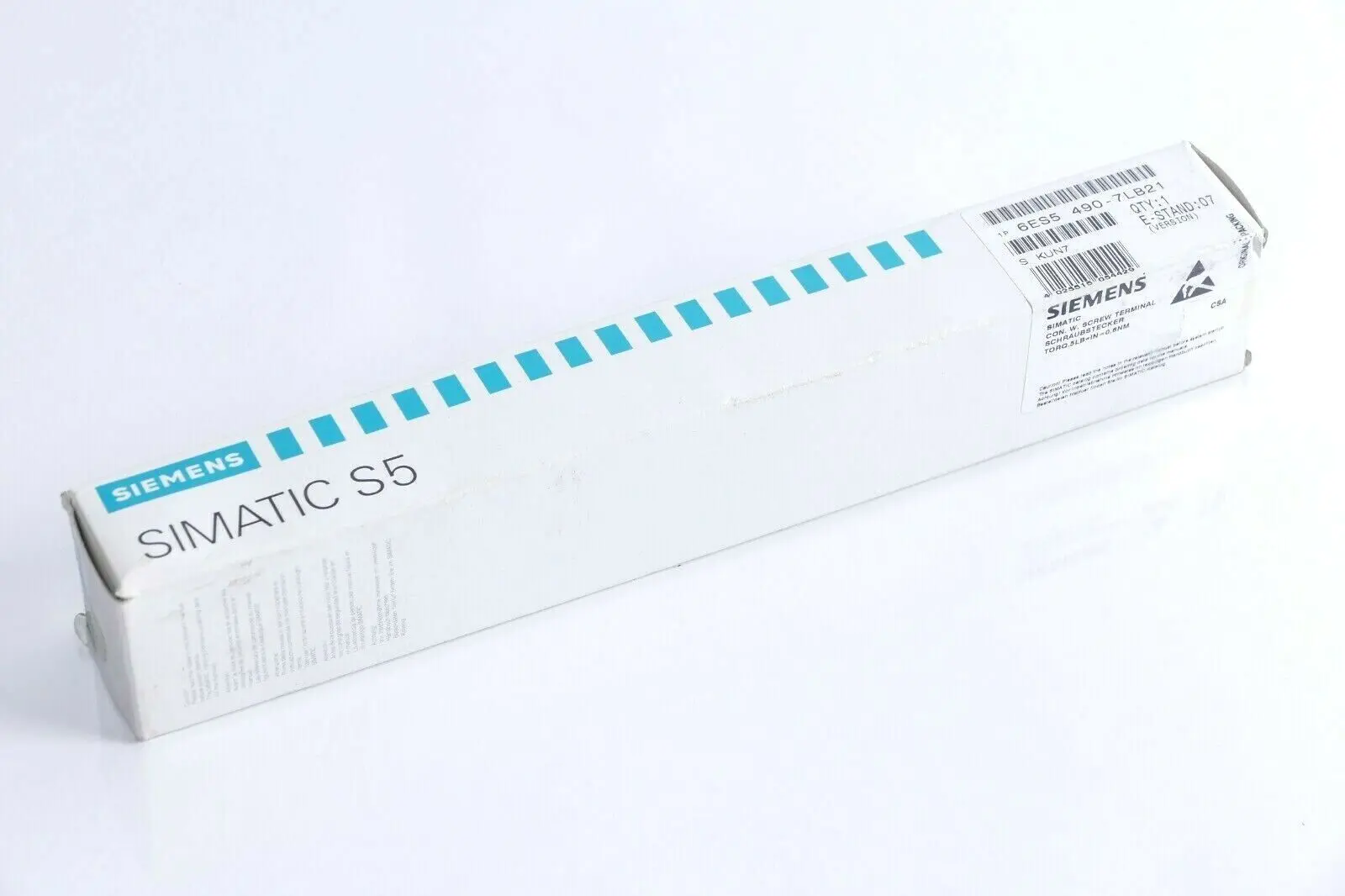 Produktfoto 1 von 3x Siemens SIMATIC S5 Frontstecker 6ES5 490-7LB21 | E:07 | 6ES5490-7LB21