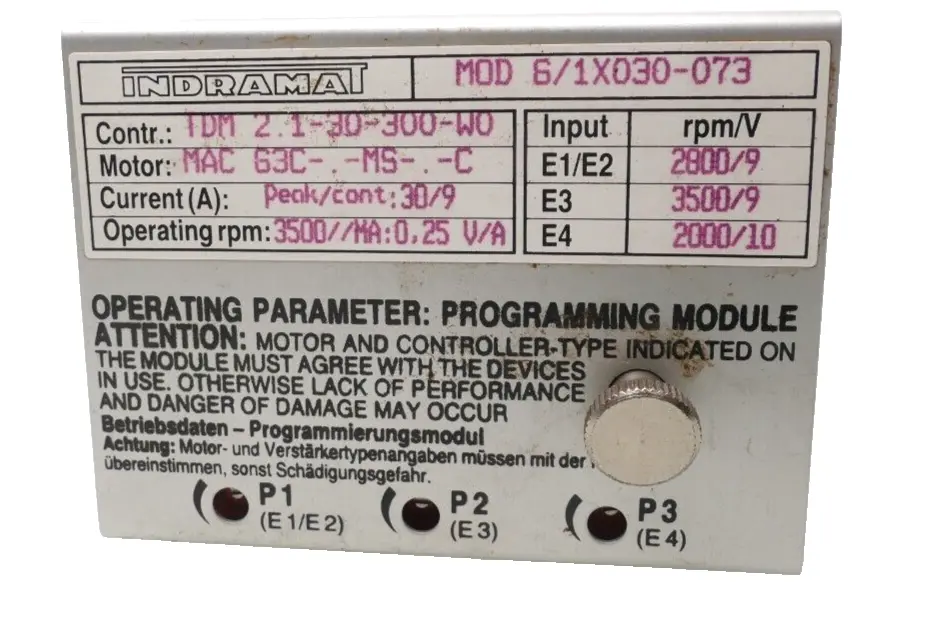 Produktfoto 1 von Indramat Programmierungsmodul MOD 6/1X030-073 | TDM 2.1-30-300-W0