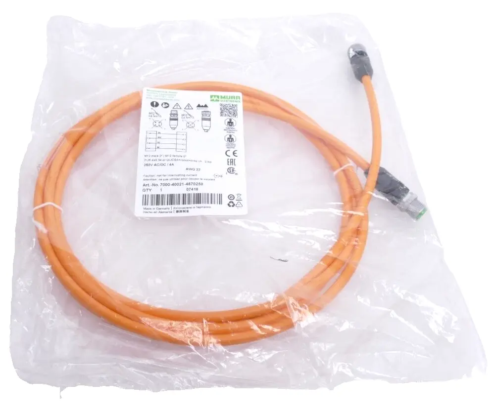 Produktfoto 1 von Murr Elektronik 7000-40021-4870250 Verbindungskabel 2.5m