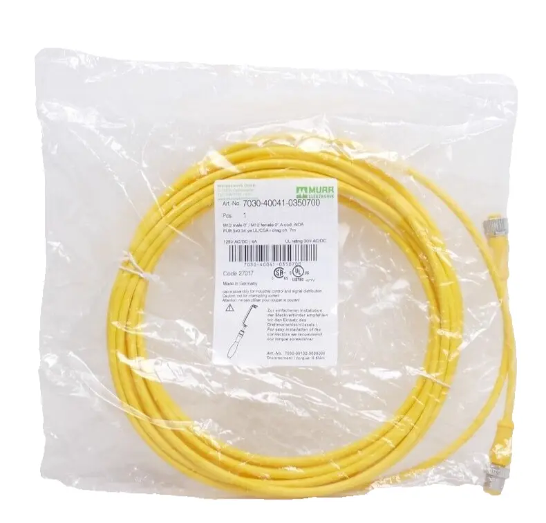Murr Elektronik M12 Anschlusskabel A-kod. AIDA 7m | 7030-40041-0350700