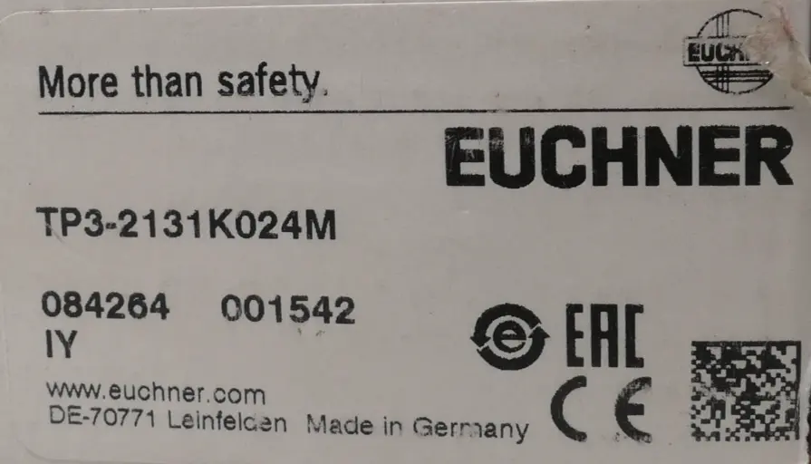 Produktfoto 1 von Euchner Sicherheitsschalter TP3-2131K024M | 084264