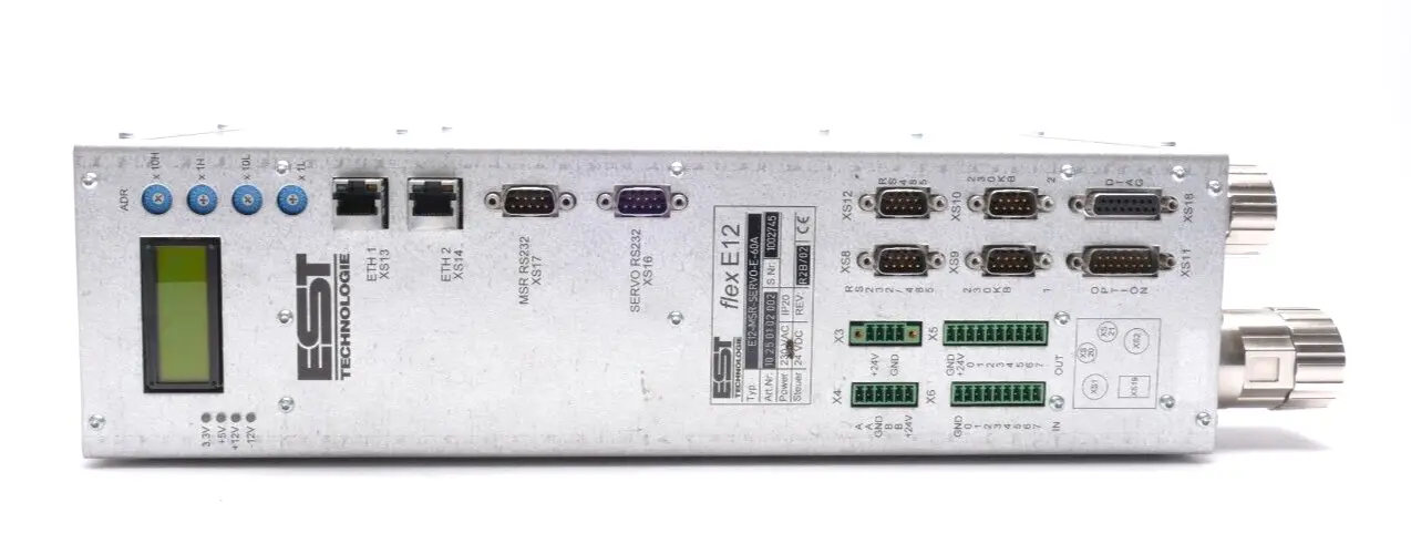 Produktfoto 1 von EST TECHNOLOGIE E12-MSR-SERVO-E-60A flexE12 10 25 01 02 002 Rev: R2B/02