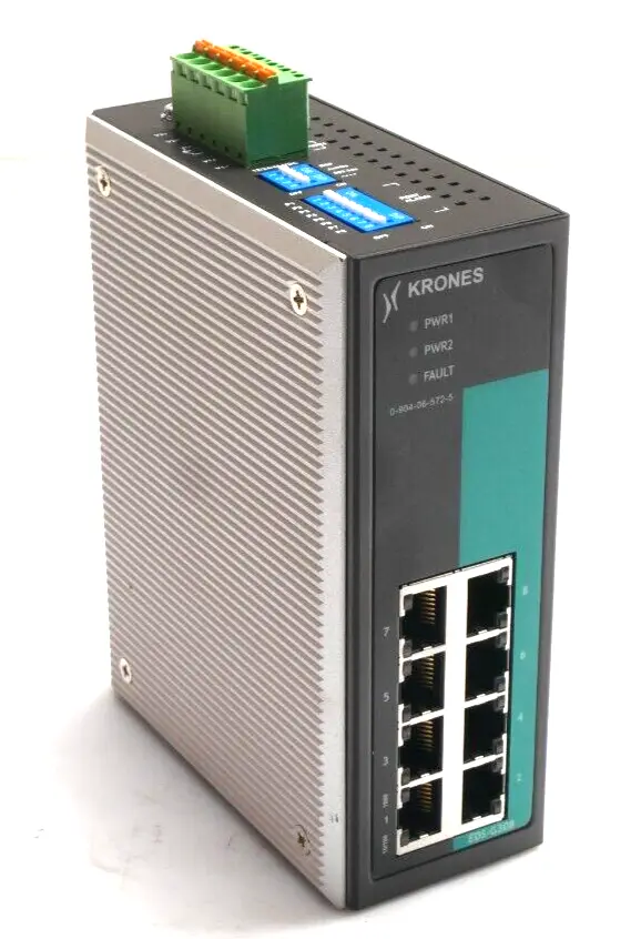 Produktfoto 1 von Krones 8G-port full Unmanaged Gigabit Ethernet-Switch | Rev. 1.4.1 | EDS-G308