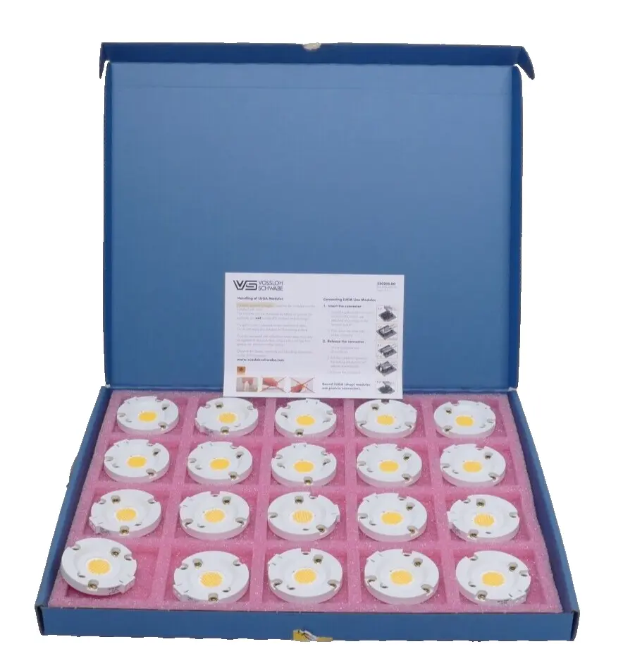 Produktfoto 1 von 20x Vossloh Optoelectronic 548385 LED 700mA WU-M-432-3000K