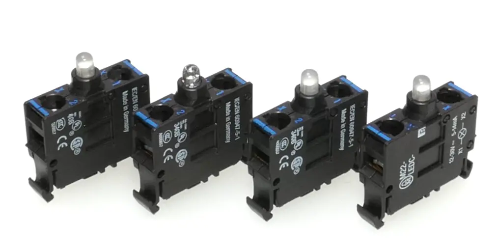 4x Eaton Leuchtelement LED blau | M22-LEDC-B