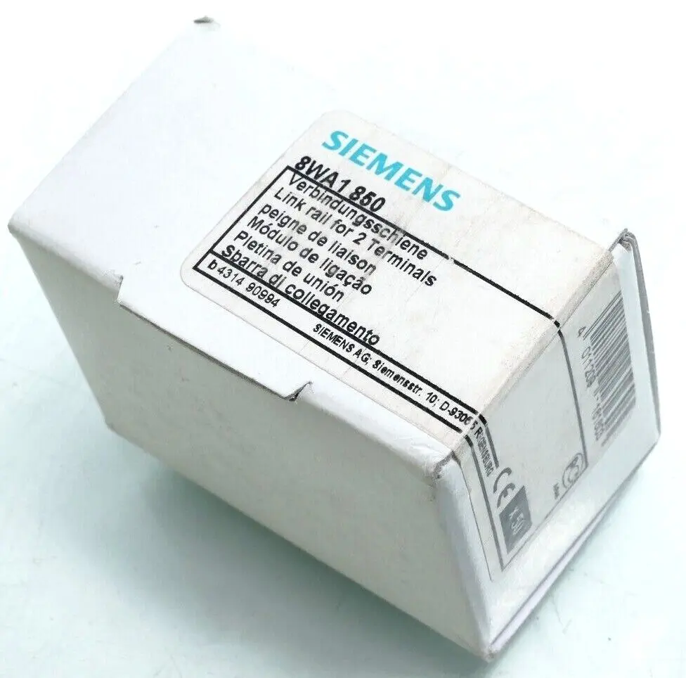 Produktfoto 1 von 50x Siemens Verbindungsschiene für 2 Klemmen 8WA1850 | 8WA1 850