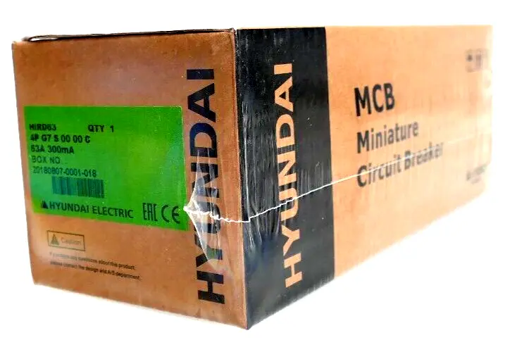 Produktfoto 1 von Hyundai HiRD63 4P G7 S 00 00 C Miniatur Circuit Breaker 4PG7S0000C | 63A 300mA