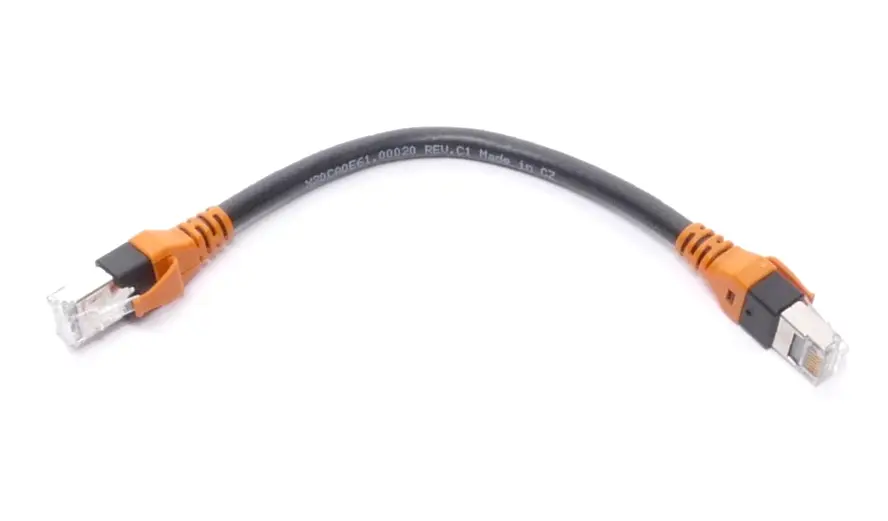 Produktfoto 1 von B&R RJ45 POWERLINK/Ethernet-Verbindungskabel 0,2m | Rev. C1 | X20CA0E61.00020