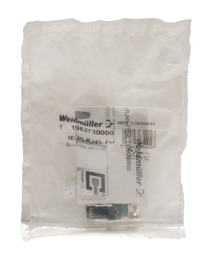 Produktfoto 1 von Weidmüller Steckereinsatz RJ45 IE-PI-RJ45-FH | 1962730000