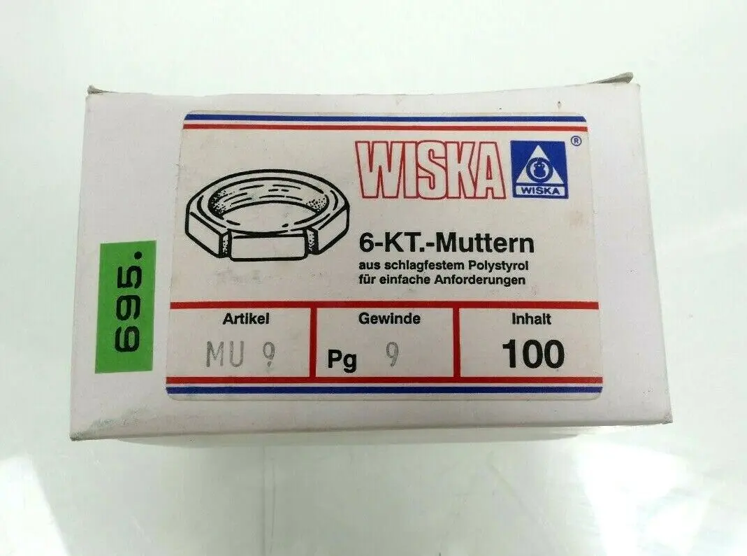 Produktfoto 1 von WISKA 6-KT-Muttern Gewinde PG9