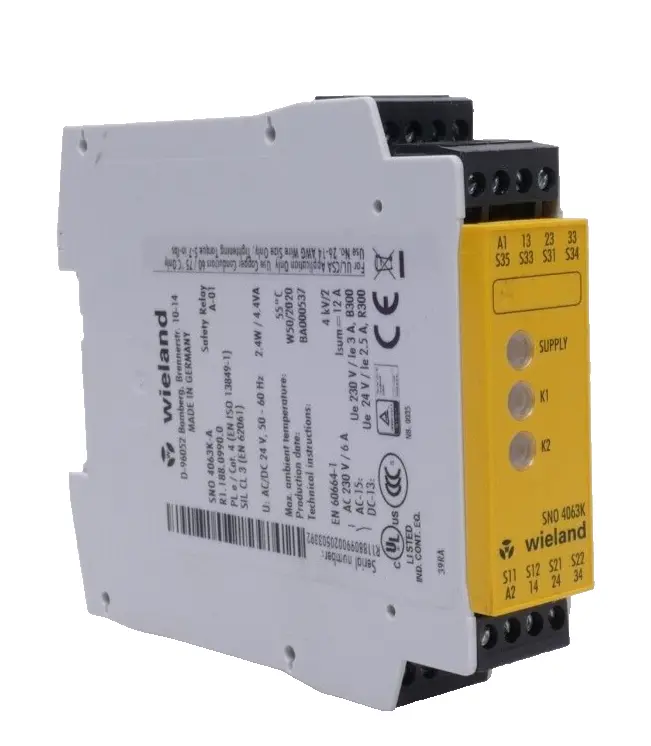 Produktfoto 1 von Wieland Safety Relay SNO 4063K-A | A-01 | R1.188.0990.0
