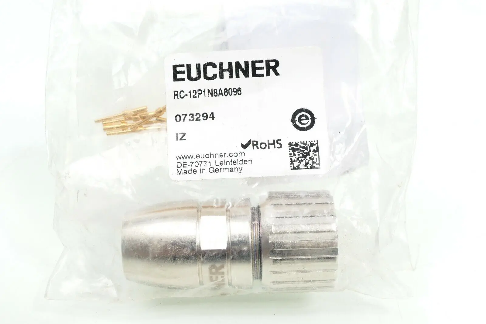 Produktfoto 1 von Euchner RC12 Steckverbinder RC-12P1N8A8096 | 073294