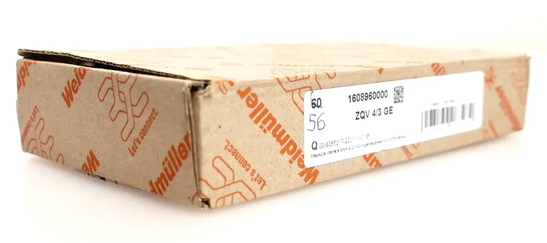 Produktfoto 1 von 56x Weidmüller Querverbinder ZQV 4/3 GE | 1608960000