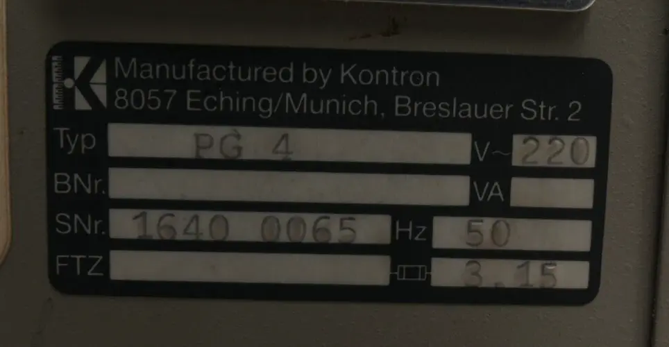 Produktfoto 1 von Bosch PG4  Programmiergerät Kontron286/386 Umbau Bosch AT486/256 KB Cache/33