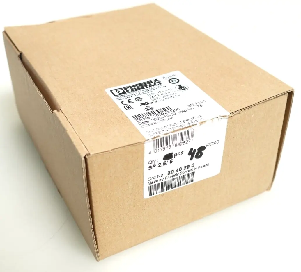 Produktfoto 1 von 48x Phoenix Contact Stecker 30 40 29 0 | SP 2,5/5 | 3040290