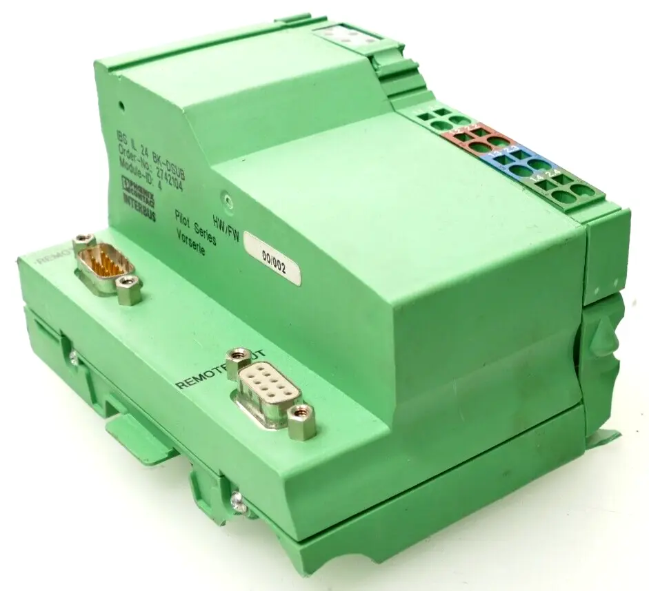 Produktfoto 1 von Phoenix Contact Interbus Buskoppler 27 42 10 4 | IBS IL 24 BK-DSUB | 2742104