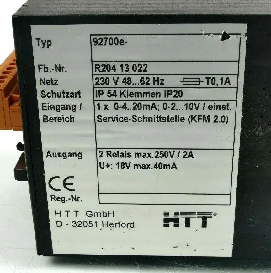 Produktfoto 1 von HTT Regler 92700e- IP54/IP20