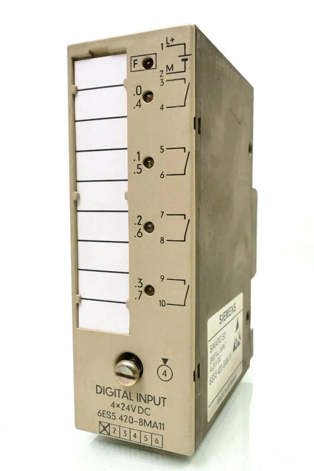Produktfoto 1 von Siemens SIMATIC S5 Digital Input 6ES5 420-8MA11 | E:01 | 6ES5420-8MA11