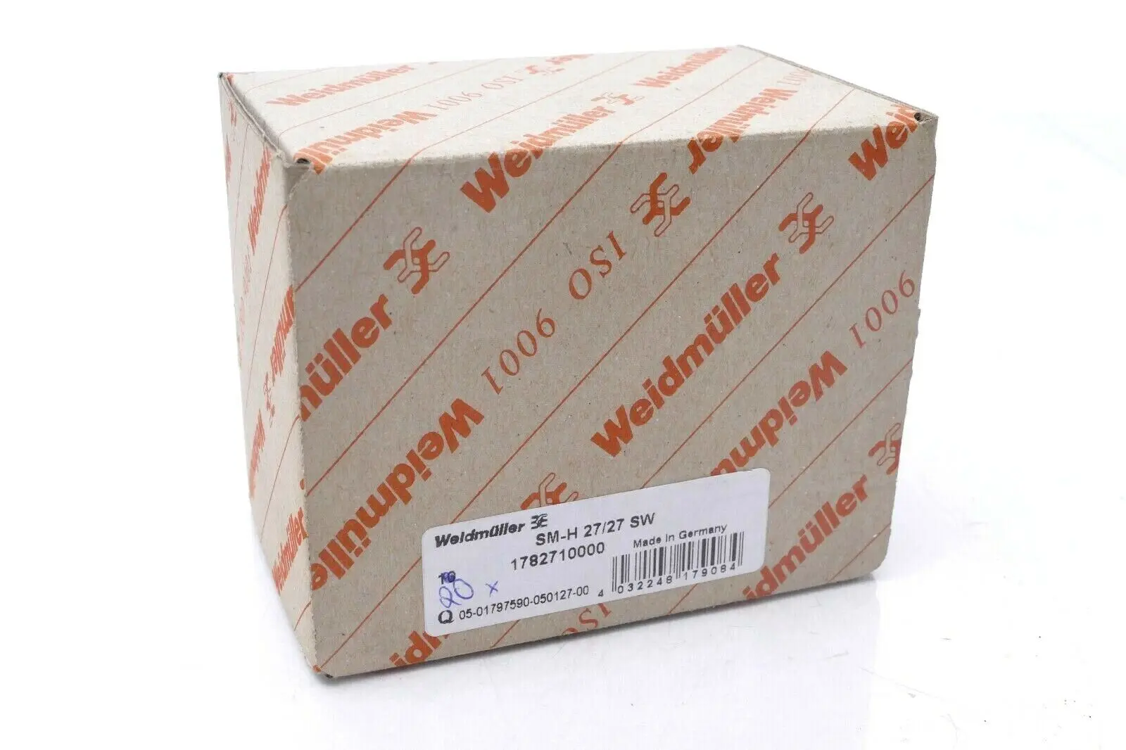 20x Weidmüller Gerätemarkierer SM-H 27/27 SW | 1782710000