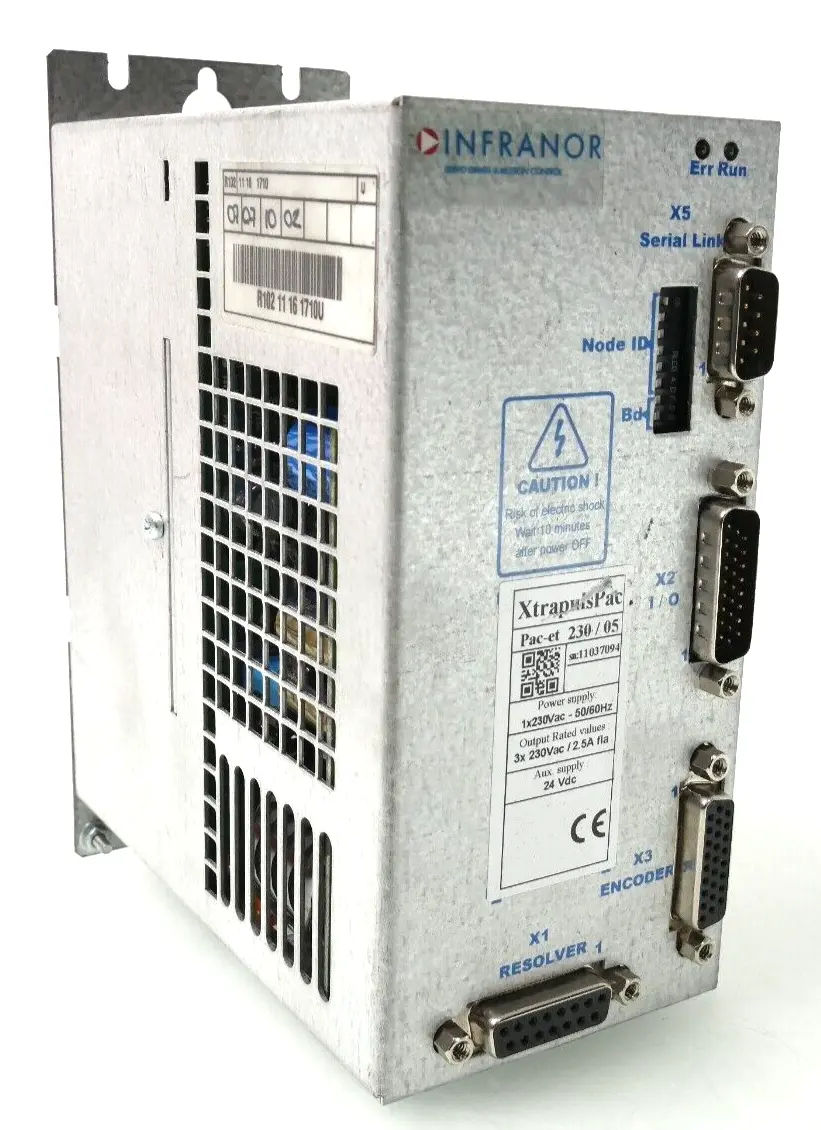Produktfoto 1 von Infranor XtrapulsPac Servosteuerung 3x230Vac / 2.5A fla 50/60Hz | Pac-et 230/05