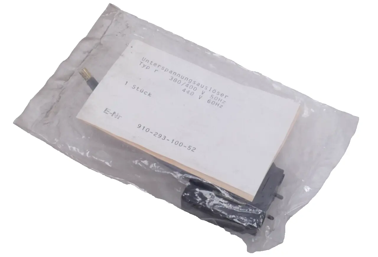 Produktfoto 1 von AEG 910-293-100-52 Unterspannungsauslöser Typ r | 380/400V | 50Hz | 440V | 60Hz