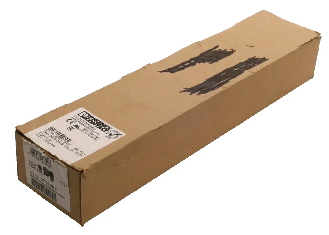 Produktfoto 1 von 24x Phoenix Contact Durchgangsklemme 27 75 09 0 | UDK 4 BU | 2775090