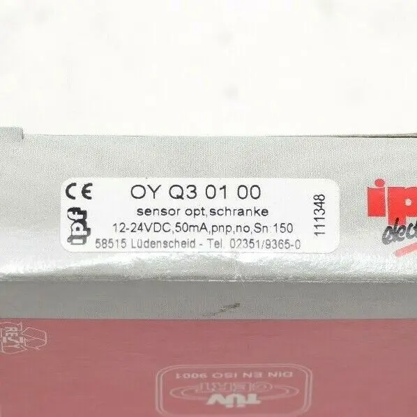 Produktfoto 1 von IPF Electronic Sensor Optisch, Lichtschranke OY Q3 01 00 | OYQ30100